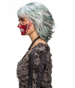 Grå Zombie paryk
