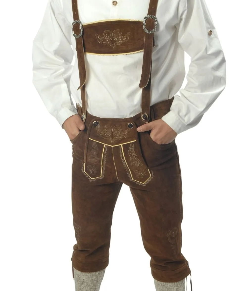 Ægte lederhosen, brun