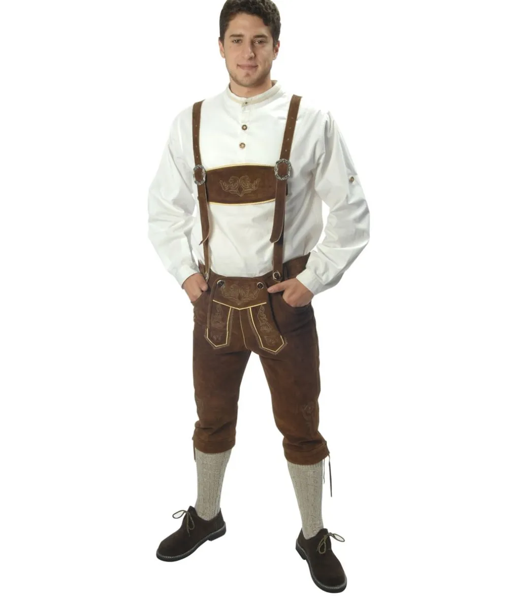 Ægte lederhosen, brun