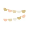 Guirlande beige mix, 3 m