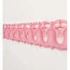Guirlande med rosa klokker, 3,6 m