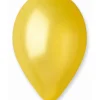 Gul ballon, metallic