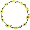 Gul blomsterkrans