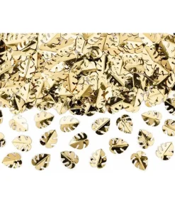 Guld bladkonfetti