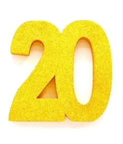 Guld borddekoration 20
