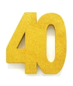 Guld borddekoration 40
