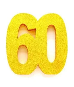 Guld borddekoration 60
