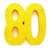 Guld borddekoration 80