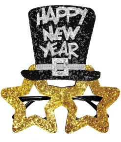 Guld briller Happy New Year