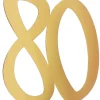 Guld deko tal, 80 år