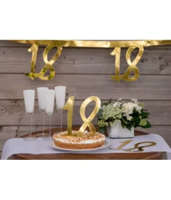 Guld deko tal, 18 år