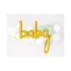 Guld folieballon Baby