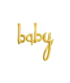 Guld folieballon Baby