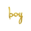 Guld folieballon, boy