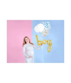Guld folieballon, boy