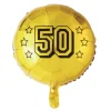 Guld 50 folieballon, 46 cm