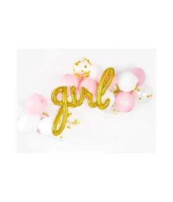 Guld folieballon Girl
