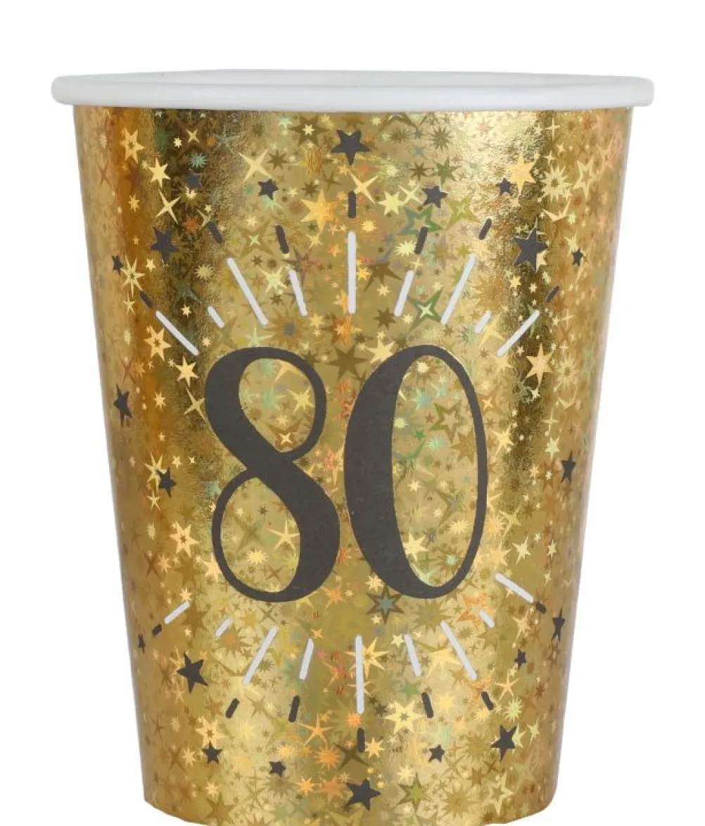 Guld glimmer papkrus, 80 år