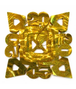 Guld guirlande med tal, 50 år
