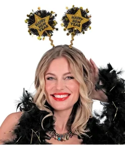 Guld Happy New Year hårbøjle