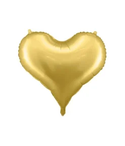 Guld hjerte folieballon