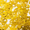 Guld hjerte konfetti