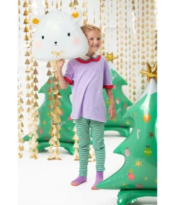 Guld juletræer backdrop