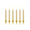 Guld kagelys, 6 cm