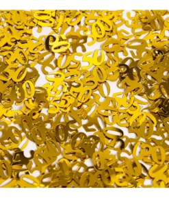 Guld 50 konfetti