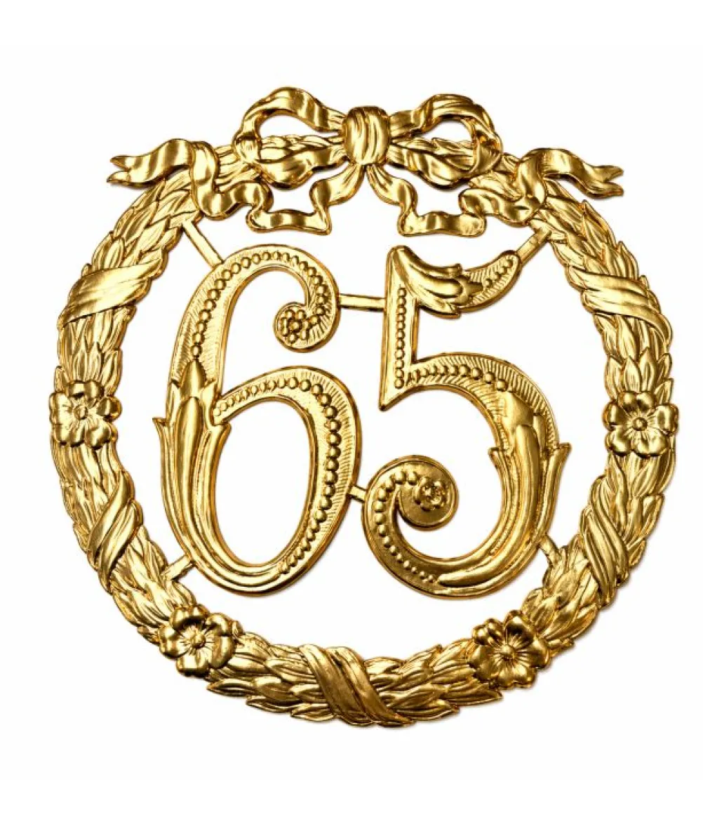 Guld krans, 65 år
