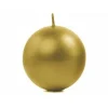 Guld kuglelys, 6 cm