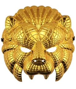 Guld løvemaske