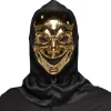 Guld maske med hætte