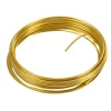 Guld metal tråd, 2 mm