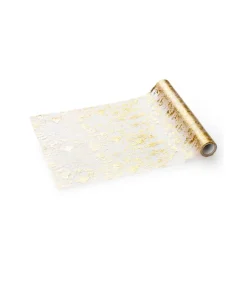Guld net bordløber, 36 cm x 9 m