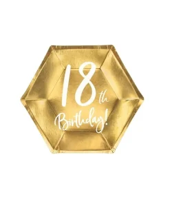 Guld paptallerkner, 18 år