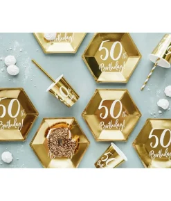 Guld paptallerkner, 50 år
