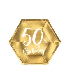 Guld paptallerkner, 50 år