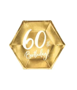 Guld paptallerkner, 60 år