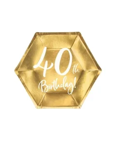 Guld paptallerkner, 40 år
