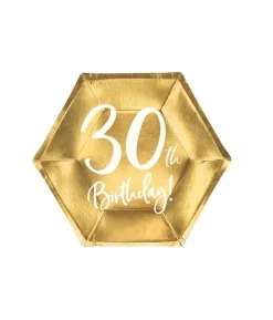 Guld paptallerkner, 30 år