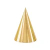 Guld partyhatte, 6 stk