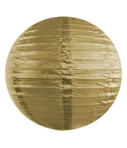 Guld rispapir lampeskærm