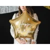 Guld stjerne folieballon, Happy New Year