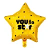 Guld stjerne folieballon, You Are a Star