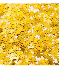 Guld stjerne konfetti