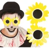 Gule blomster briller