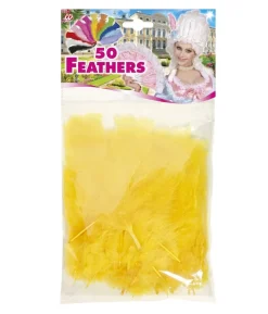 Gule fjer, 50 stk