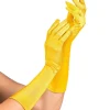 Gule lange handsker