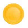 Gule paptallerkner, 18cm 8 stk